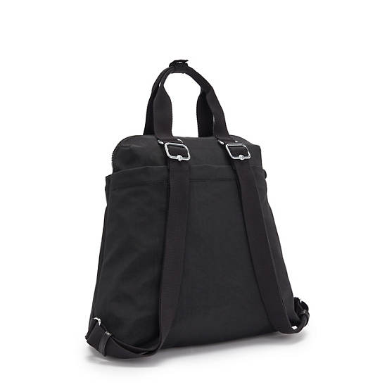 Kipling Goyo Medium Backpack Tote Handbag Black Noir | AU 1270WN